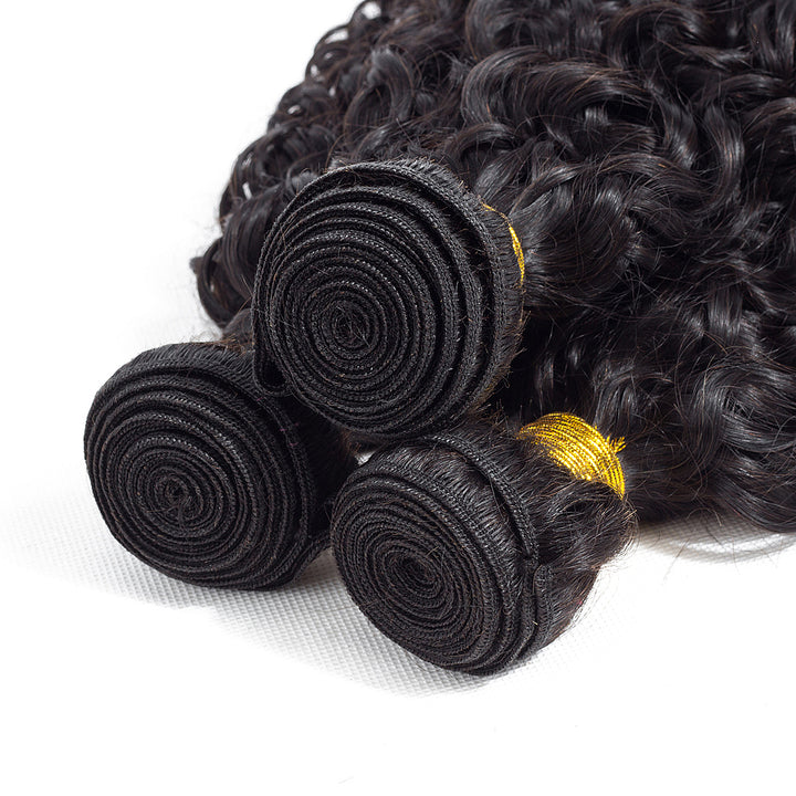 4 Bundles Jerry Curly Human Hair Bundles