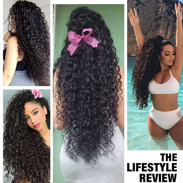 4 Bundles Jerry Curly Human Hair Bundles