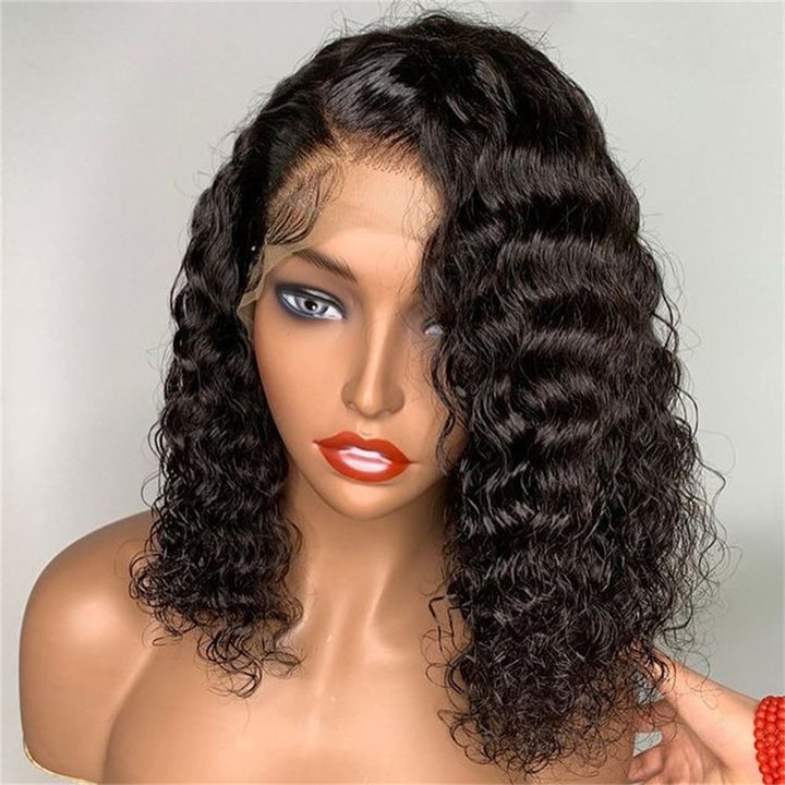  Deep Curly Wave HD Lace Bob wig