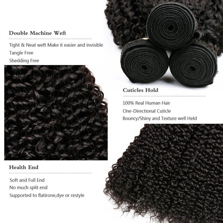 Brazilian Kinky Curly Hair weave bundles