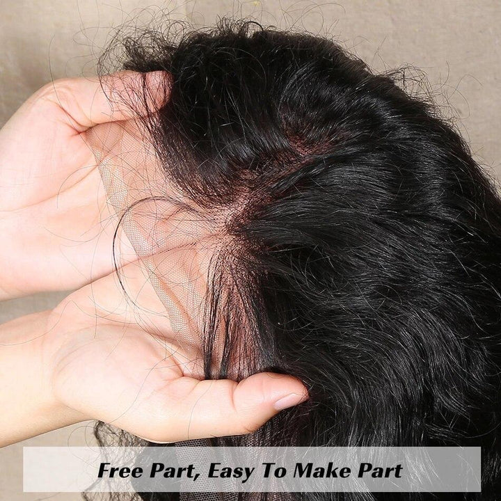 Kinky Curly Lace Closure Human Hair Wigs