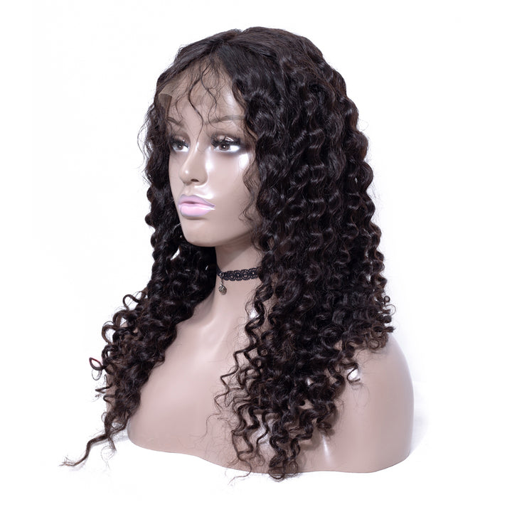 Deep Wave Lace Front Wig 