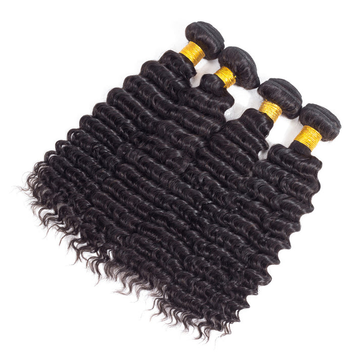 4 pcs Mink Indian Deep Virgin Hair Bundles