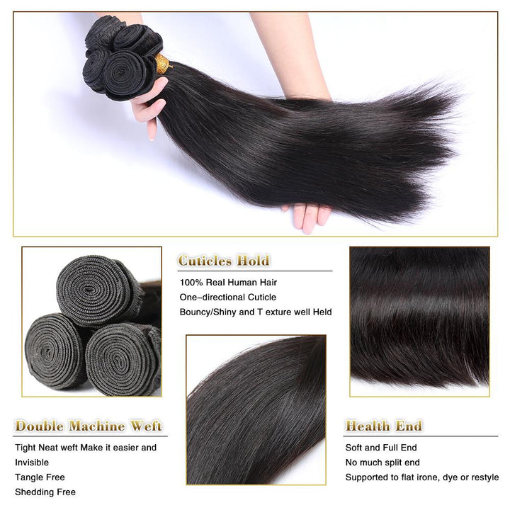 Virgin Brazilian Straight Hair