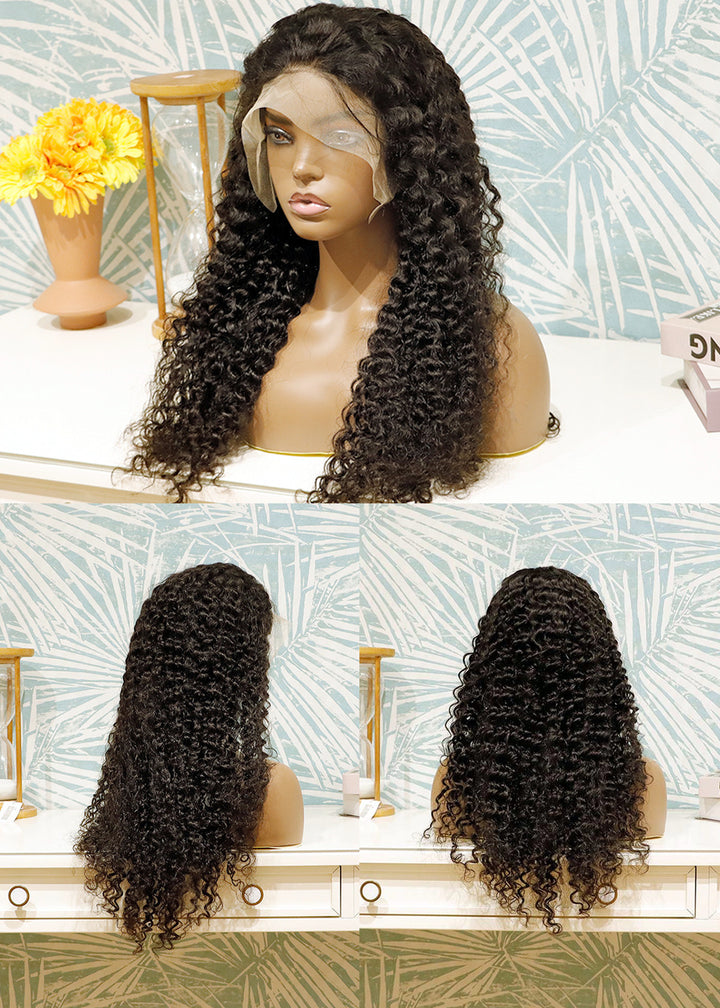  Kinky Curly Lace Front Wig